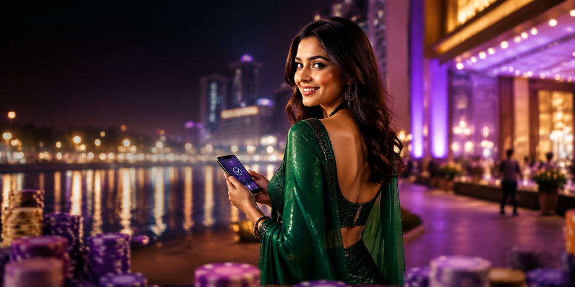 Indian user engaging with z62 lottery games on mobile device during IPL season